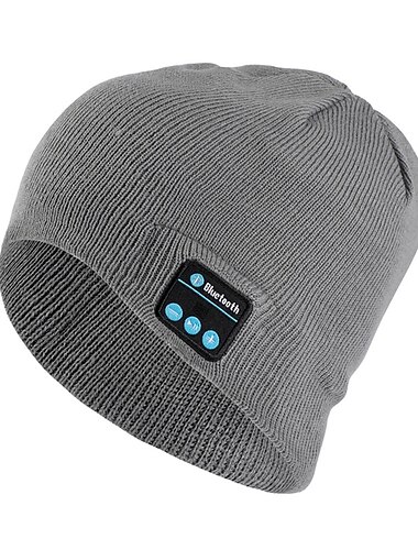  Slaapkoptelefoon Stereo Bluetooth Draadloos Slimme Beanie Hoofdtelefoon Muzikale Gebreide Hoofdtelefoon Speaker Pet Speakerphone Hoed Muziek  Handsfree Praten Ingebouwde Mic Valentijnsdag Cadeau