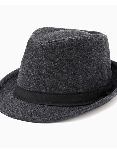  Der große Gatsby Gangster Retro Vintage Brüllen 20s 1920s Ganzjährig Panamahut Herren Alles Teen Kostüm Hut Jahrgang Cosplay Veranstaltung / Fest Festival Normal Hut Silvester / Handwäsche / Wollen