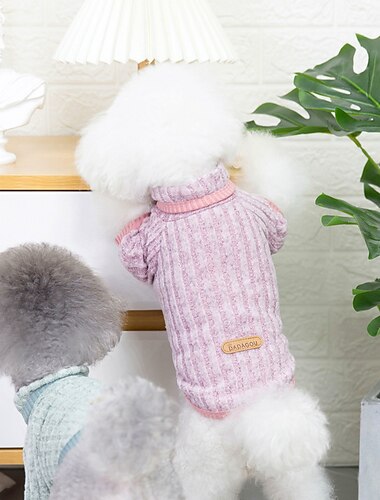 Hunde Fleeceweste Sweatshirts Winter Warm Weich Modisch Komfortabel Innen Festtage Hundebekleidung