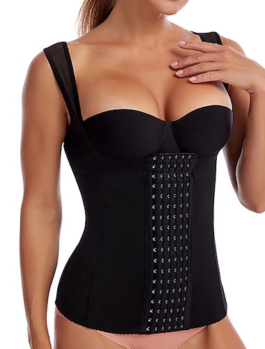  dames taille trainer korsetten shapewear buik controle push up front close kantoor yoga hardlopen sportschool sport ademend comfortabel pure kleur haak&amp;oog thuis outfits