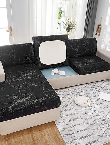  stretch sofa putetrekk pute slipcover for stol pute møbelbeskytter sete pute sofatrekk med elastisk bunn vaskbar