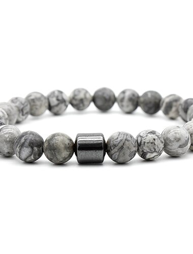  heißer verkaufender natürlicher vulkanischer Stein buntes sieben chakra Armbandachat-Steinperlenarmband