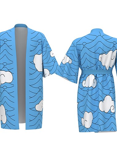  Agatsuma Zenitsu Kamado Tanjiro Cosplay kostým Animák Manga Anime 3D Harajuku Grafika Kawaii Pro Pánské Dospělé Karneval Plesová maškaráda Zpátky do školy 3D tisk
