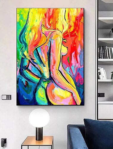  Obraz olejny ręcznie ręcznie malowane wall art nowoczesne abstrakcyjne sexy nude kobieta home decoration decor walcowane płótno bez ramki nierozciągnięte