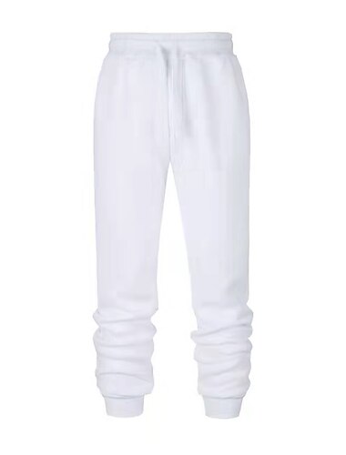  Per uomo Pantaloni della tuta Jogging Pareggiatore Tasche A cordoncino Tinta unita Traspirante Morbido Informale Athleisure Palestra Semplice Da cerimonia Nero Bianco Media elasticità