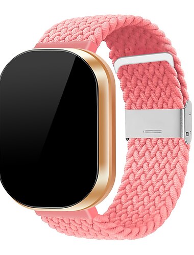  Uhrenarmband für Fitbit Versa 3 Sense Nylon Ersatz Gurt Geflochten Verstellbar Atmungsaktiv Solo-Loop Armband