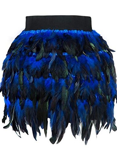  Damenrock Miniröcke Farbblock Unifarben Karneval Party Herbst&amp;Wintermode lange Karnevalskostüme Damen schwarz blau lila fuchsia