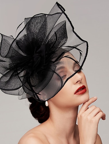  Pera  síťové fascinátory  klobouky  čelenka s perem  čepicí  květinou 1 ks svatba  dostihy  Melbourne Cup čelenka která okouzlí na dostihy