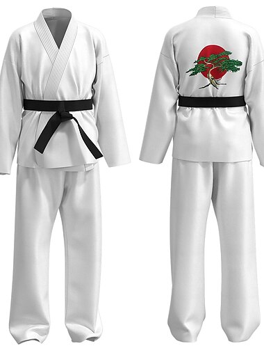  Cobra Kai Karate kind Outfits Gemaskerd Bal Sport Cosplay Film cosplay for Voor heren Dames Jongens Kinderen Volwassenen Carnaval Kinderdag Maskerade
