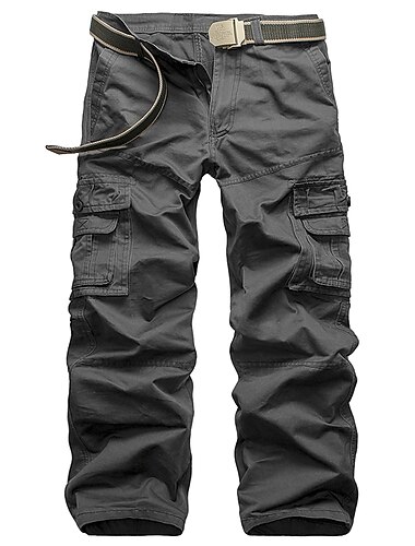  Herr Militärbyxor Cargo byxor Långbyxor Taktisk Arbetsbyxor Klassisk Flera fickor Slät Utomhus Fullängd Dagligen Bomull Grundläggande Taktisk Smal Svart Vit
