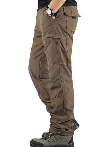  Herren warm Ripstop Polyester Schwarz Braun