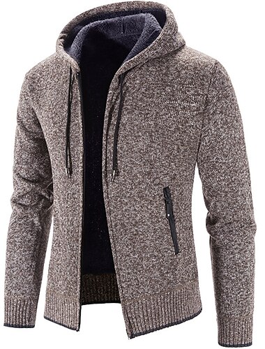  Herren Hoodie hellgrau braun blau grau dunkelgrau cool Winterbekleidung Bekleidung Hoodies Sweatshirts
