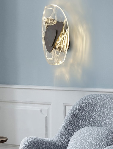  Lightinthebox aplique de pared interior estilo nórdico led acrílico salón comedor 220-240v