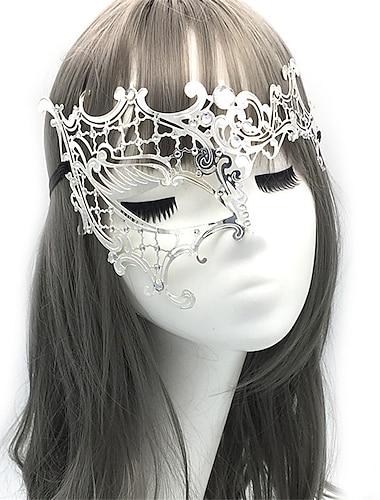  masque de carnaval fantaisie robe partie partie dames sexy masque 12 constellation dentelle métal masque diamant-clouté fer papillon masque