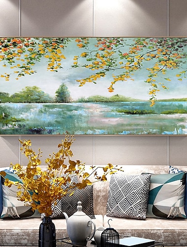  Mintura Pittura A Olio Fatta A Mano Su Tela Decorazione Della Parete Di Arte Moderna Immagine Di Paesaggio Astratta Per La Decorazione Domestica Pittura Arrotolata Senza Cornice Non Allungata