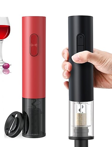  elektryczny korkociąg do czerwonego wina automatyczny otwieracz do butelek wina winogronowego podświetlany nóż do folii wyjmuj korkowe gadżety kuchenne