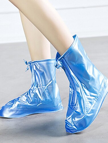  αδιάβροχα καλύμματα παπουτσιών για μπότες βροχής, αντιολισθητικές κάλυμμα παπουτσιών με έλεγχο άμμου, σόλα από καουτσούκ pvc επαναχρησιμοποιήσιμες μπότες για χιόνι βροχής για ποδηλασία υπαίθριο κάμπινγκ ψάρεμα ταξίδι στον κήπο