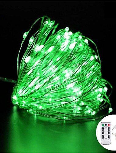  st. patrick's day valot vihreä väri 8 mallia 5m 10m 20m usb led lomakeiju valot vedenpitävä led hopea kuparilanka kaukosäätimellä joulujuhliin hääkoristelu 1kpl