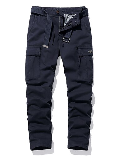  Herren Cargohosen Wanderhose Wanderhosen Militär Sommer Außen Regular Fit Ripstop Multi Pocket Verschleißfestigkeit Kratzfest Hosen / Regenhose Unten Schwarz Armeegrün Baumwolle Campen und Wandern
