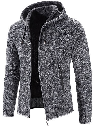  luvtröja för män ljusgrå brun blå grå mörkgrå coola vinterkläder kläder hoodies sweatshirts
