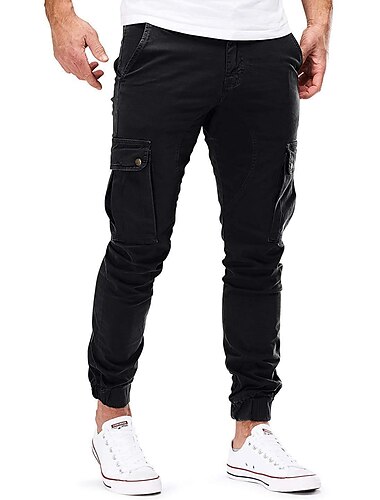  Herren Feste Farbe Ripstop Atmungsaktiv Armeegrün Schwarz