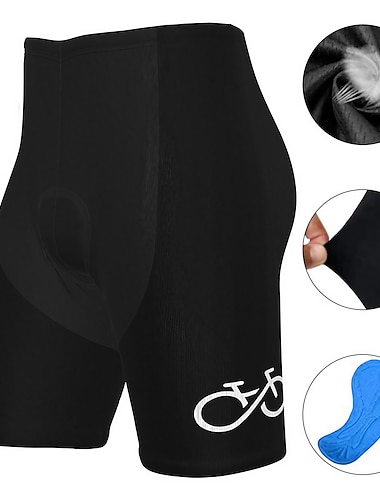  21Grams Hombre Pantalones cortos bicicleta Culotte Ciclismo Bicicleta Bermudas Pantalones Cortos Acolchados MTB Bicicleta Montaña Ciclismo Carretera Deportes Graphic Almohadilla 3D Ciclismo / Licra