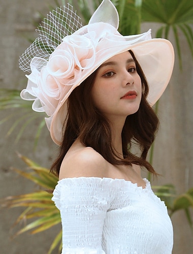  Γυναικεία Καπέλο Καπέλο ηλίου Φορητό Αντιηλιακή Προστασία Άνεση ΕΞΩΤΕΡΙΚΟΥ ΧΩΡΟΥ Καθημερινή Ένδυση Αργίες Αγνό Χρώμα Λουλουδάτο Φλοράλ