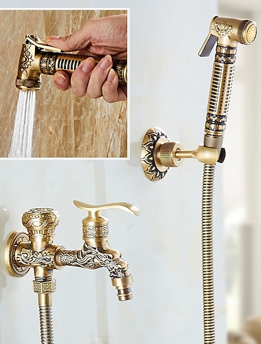  salle de bains bidet douche pulvérisateur laiton toilette douche hygiénique tête de nettoyage ensemble robinet
