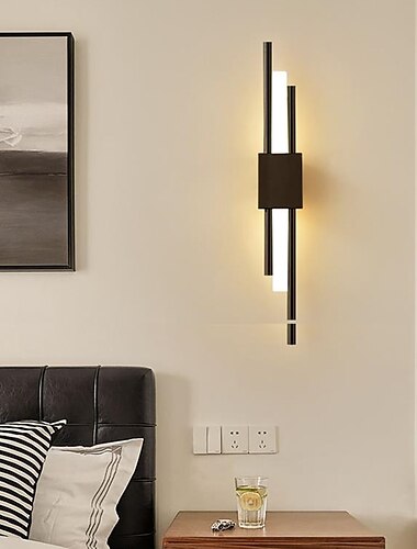  moderni sisäseinävalaisin led pohjoismaiseen tyyliin olohuoneen makuuhuone metalliseinävalaisimet ip44 220-240v 6w