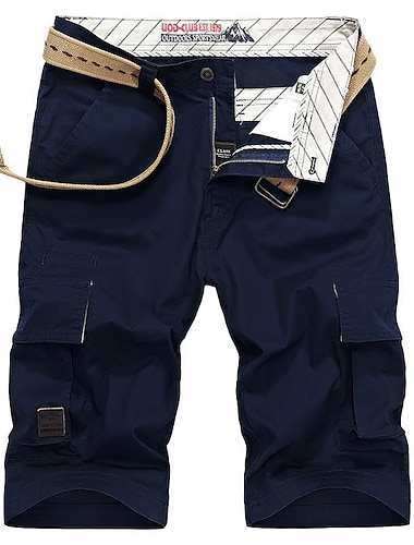  Voor heren Cargoshorts Werkbroek Wandelshorts Zomer Buiten Ademend Lichtgewicht Zacht Comfortabel Kleding Onderlichaam Rode Wijn Bean Green Vissen Klimmen Hardlopen 30 31 32 33 34