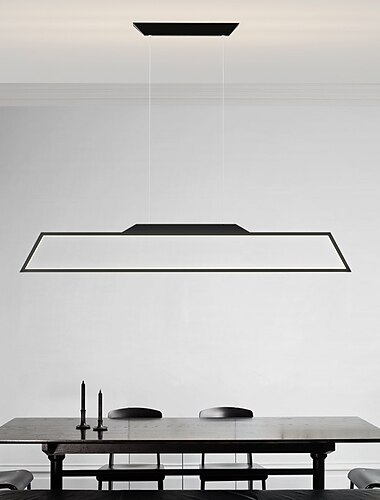  enkel moderne pendellampe led geometrisk design kreativ restaurantbarlampe