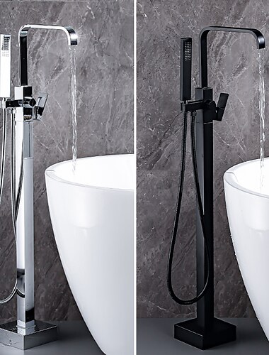  robinet de baignoire - mitigeurs contemporains de bain-douche en laiton électrolytique