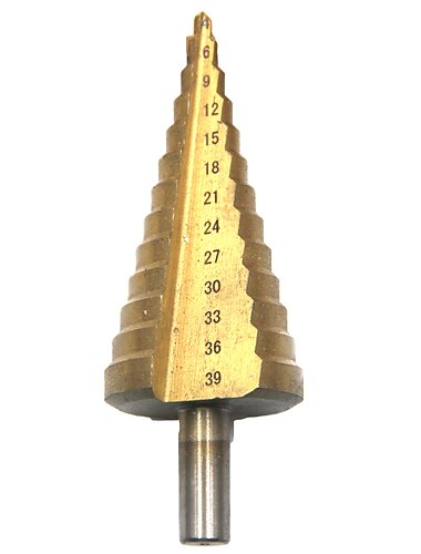  خطوة لقم hss 4mm-39mm التيتانيوم عرقوب النجارة أدوات السلطة عرقوب