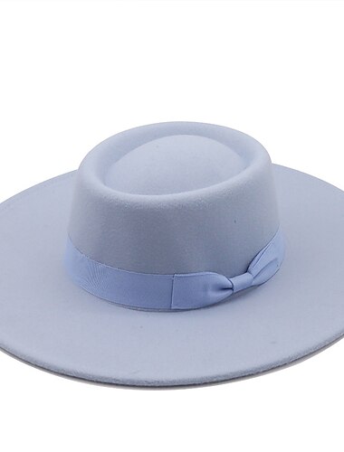  Palarie Flanel Clop Petrecere / Seara Concediu Kentucky Derby Cupa Melbourne cocktail Simplu Jedna barva Cu Funde Diadema Articole Pentru Cap