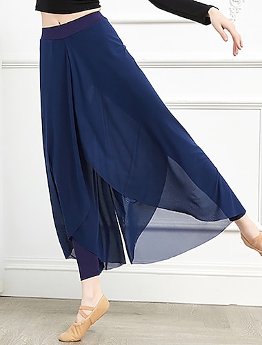  oddychająca odzież sportowa spódnice łączenie czystych kolorów damskie wyniki treningowe wysoka mieszanka bawełny tiul