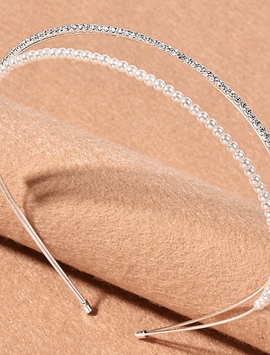  Diademas Vestimenta de Cabeza Tocados Legierung Boda Ocasión especial Boda Nupcial Con Perlado Artificial Perla de Imitación Celada Sombreros