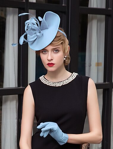  poliészter elbűvölő kentucky derby sapka tollal 1db őszi esküvő / különleges alkalom / party / esti fejdísz
