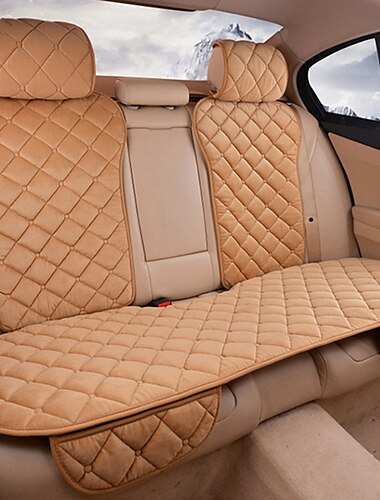  Conjunto de Capa de Assento de Carro DIY StarFire Rosa Bonita Almofada de Assento de Pelúcia Universal Tapete Protetor para a Maioria dos Modelos de Carro