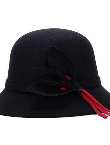  Damen Hut Fedora-Hut Tragbar Windundurchlässig Komfort Outdoor Alltagskleidung Festtage Blumen Blume