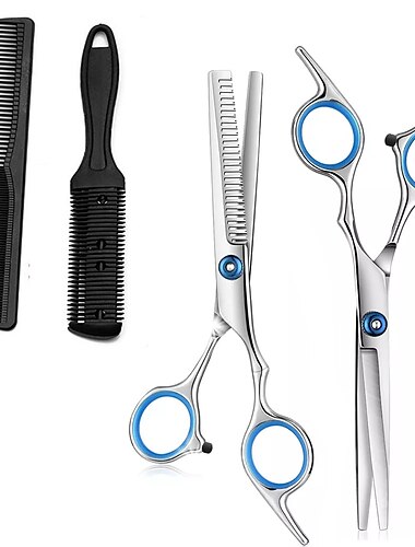  4 teile/satz friseurschere haarschere professionelle friseurschere schneiden ausdünnungsschere friseurschere zubehör