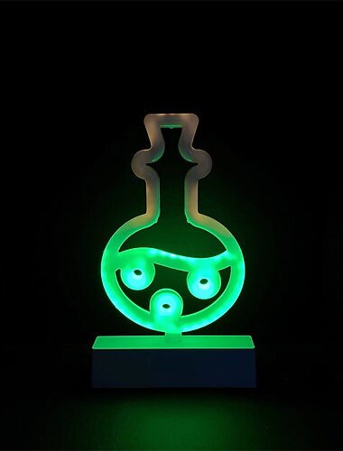  Neon-Nachtlicht Süßigkeiten Fledermaus Schädel Hut geformt aaa batteriebetrieben USB-betrieben