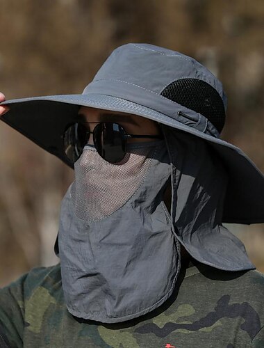  Sombrero Hombre Mujer Gorro para el Sol Sombrero Bob Gorro de pesca Protección solar UV Filtro Solar Protección UV para Pesca Escalada Corriendo Verano Primavera