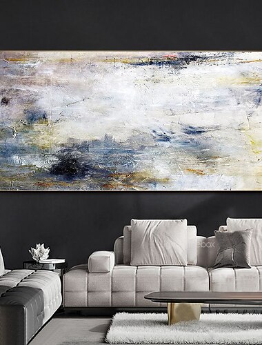  pittura a olio 100% fatto a mano dipinto a mano arte della parete su tela orizzontale panoramica paesaggio astratto moderna decorazione della casa arredamento tela arrotolata senza cornice non