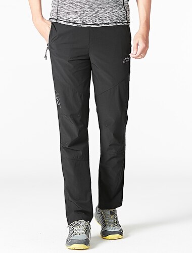  Men's Hiking Pants Trousers Work Pants Summer Outdoor Breathable Lightweight Soft Comfortable Bottoms Black Gray Fishing Climbing Running L XL XXL XXXL 4XL