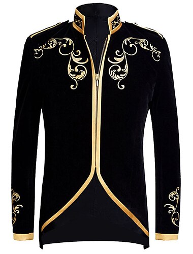  blazer elegante da uomo vestibilità regolare vestibilità regolare floreale nero bianco vino blu 2024