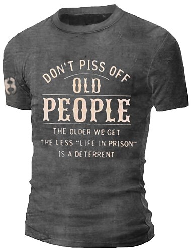  Herren Unisex Buchstabe Grafik-Drucke T Shirt Slogan-T-Shirts Distressed-T-Shirt Kurzarm T-Shirt 3D-Druck Rundhalsausschnitt Hemd Sport Designer Brautkleider schlicht Outdoor Strasse Täglich Blau