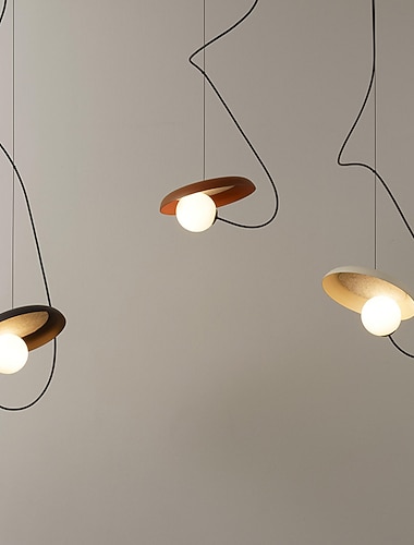  25 cm nordisk hengelys led nordisk stil moderne designer kunstlampe metall stue restaurant bar soverom 85-265v