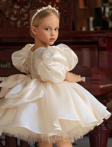 Gyerekek Lány Virágos lány ruha Ruha Flitter Egyszínű Rövid ujjú Esküvő Parti Különleges alkalom Csokor aranyos stílus Hercegnő Pamut Térdig érő A vonalú ruha Nyár 2-8 év Fehér   Gyerekek Lány Virágos lány ruha Ruha Flitter Egyszínű Rövid ujjú Esküvő Parti Különleges alkalom Csokor aranyos stílus Hercegnő Pamut Térdig érő A vonalú ruha Nyár 2-8 év Fehér