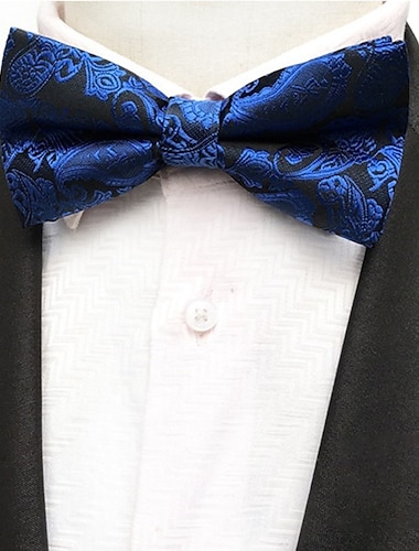  Per uomo Cravatte Papillon Da ufficio Matrimonio Signore Jacquard