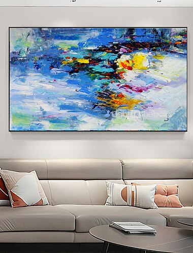 Pittura A Olio Fatta A Mano Su Tela Decorazione Della Parete Di Arte Pittura Astratta Coltello Paesaggio Marino Per La Decorazione Domestica Pittura Arrotolata Senza Cornice Non Allungata